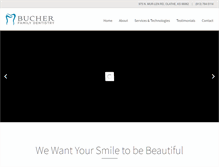 Tablet Screenshot of bucherdental.com